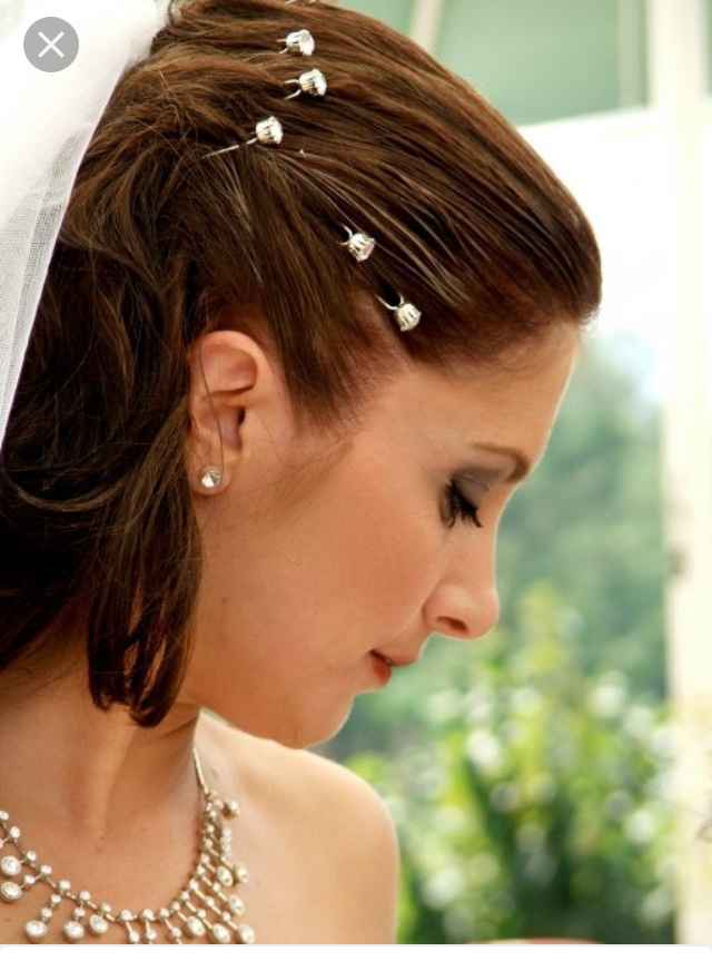 Les mariées au cheveux carré ou court montrez moi vos coiffures ! - 3