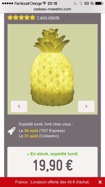 Nouvelle trouvaille sur le site de tatie - 1
