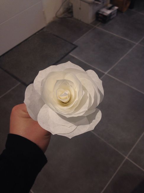 Rose en filtre a café - 1