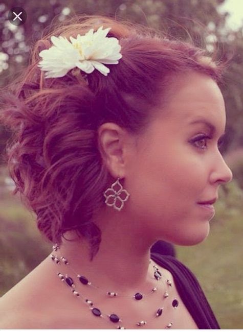 Les mariées au cheveux carré ou court montrez moi vos coiffures ! - 2