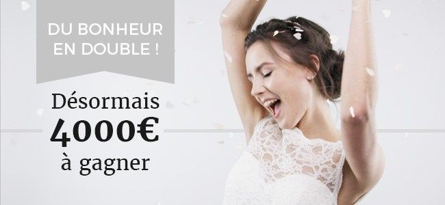 Nouveauté dans le tirage au sort : 4000€ à gagner ! 1