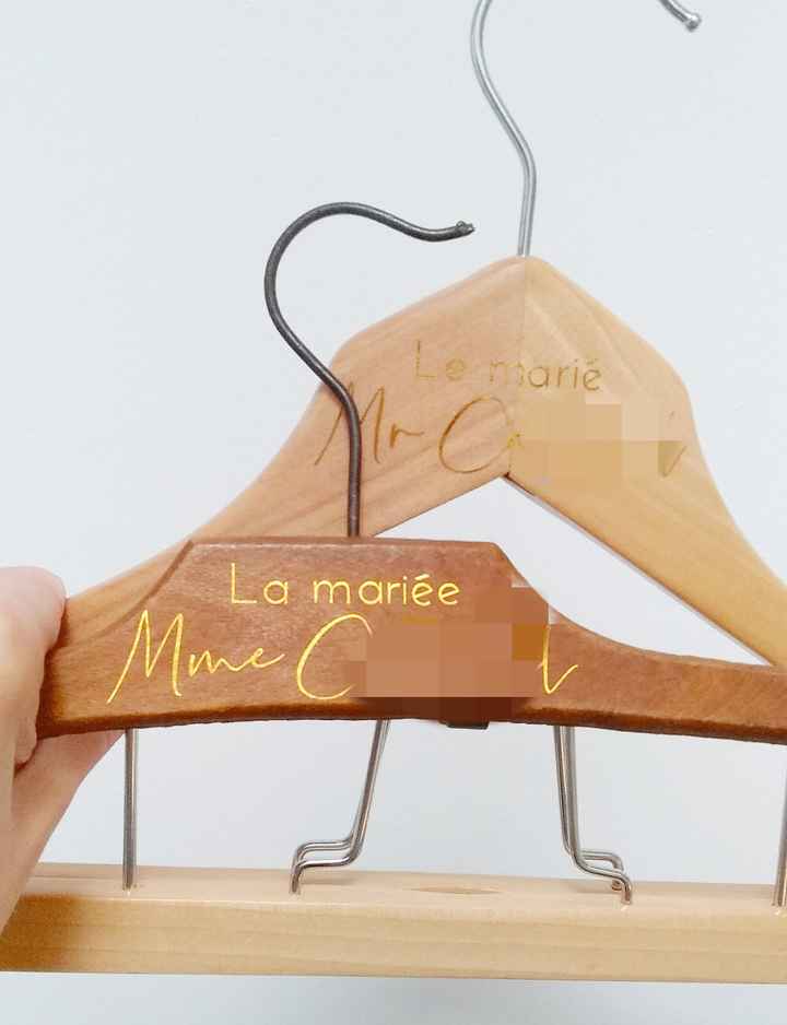 Bricolage du dimance. Cintres des mariés.