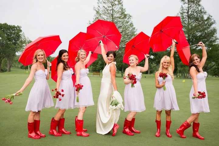 Wedding in the rain 😉 - 1
