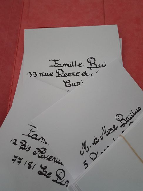 Préparation des faire parts enfin ! - 1