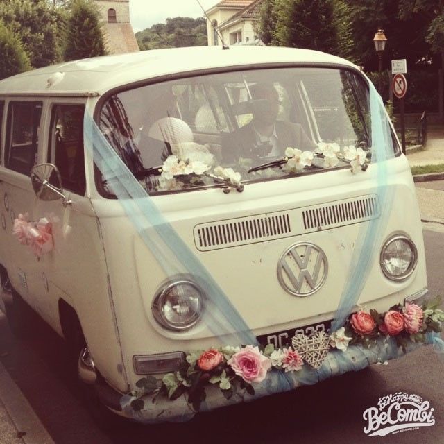Décoration voiture des mariés - 1