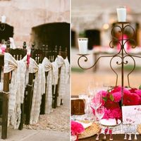 Ruban sur les chaises