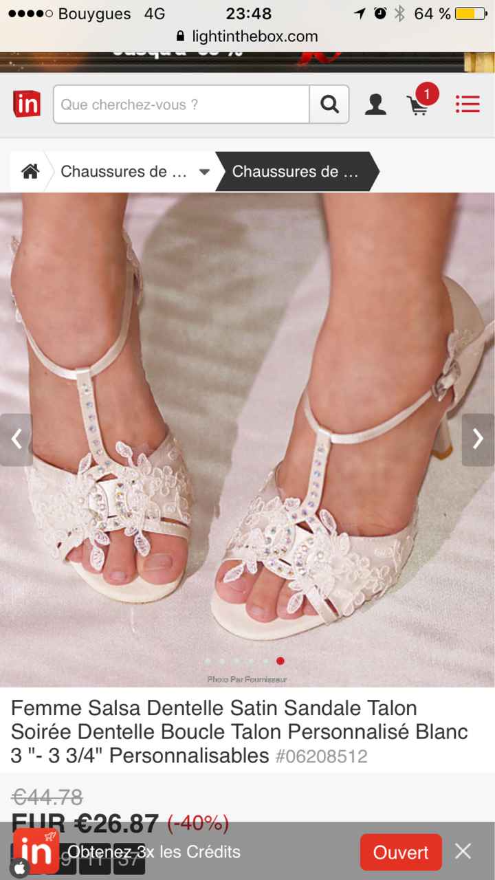  Je crois que j'ai trouvé mes chaussures ! - 1