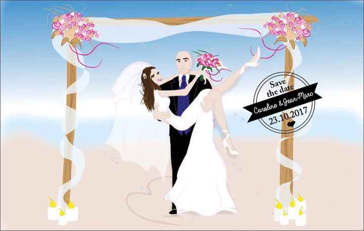 Illustration save the date, vos avis svp - 1
