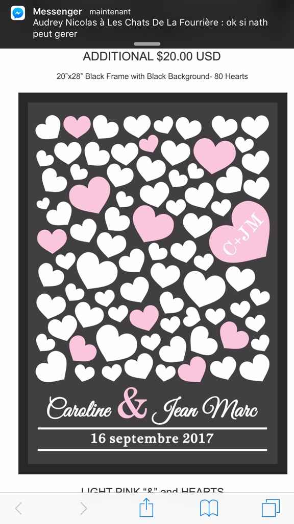 Mon cadre livre d or j adore ^^ - 1