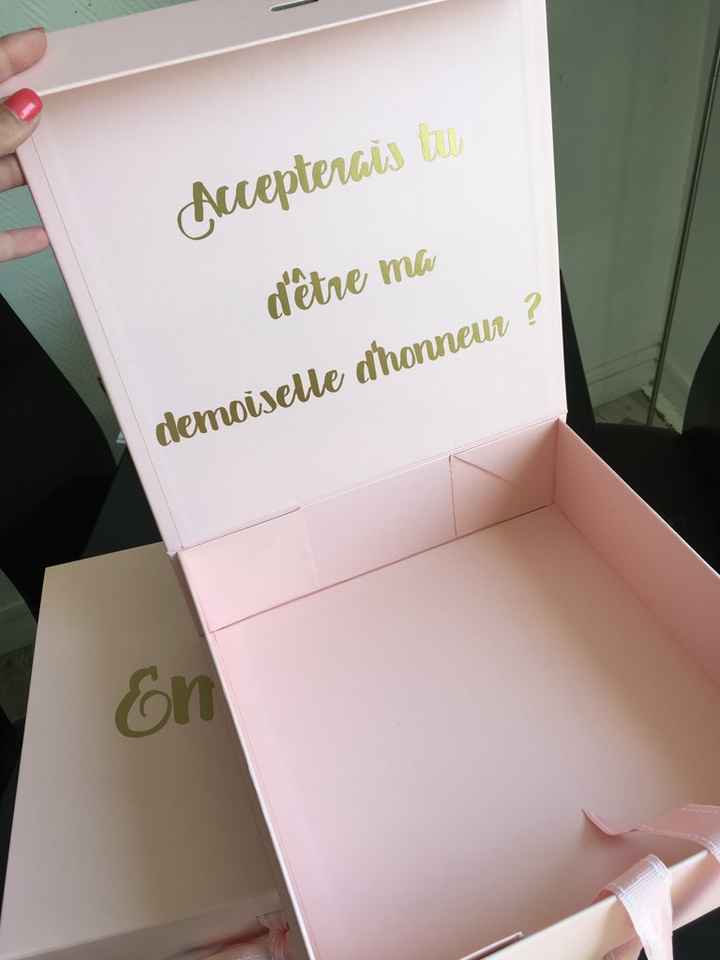 Mes jolies boîtes de demoiselles d'honneur arrivées , je les looooove !!! - 3