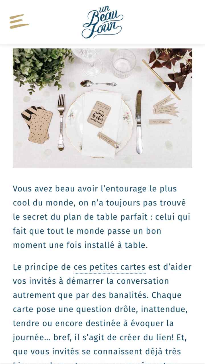 Décoration de ma table help ! - 1