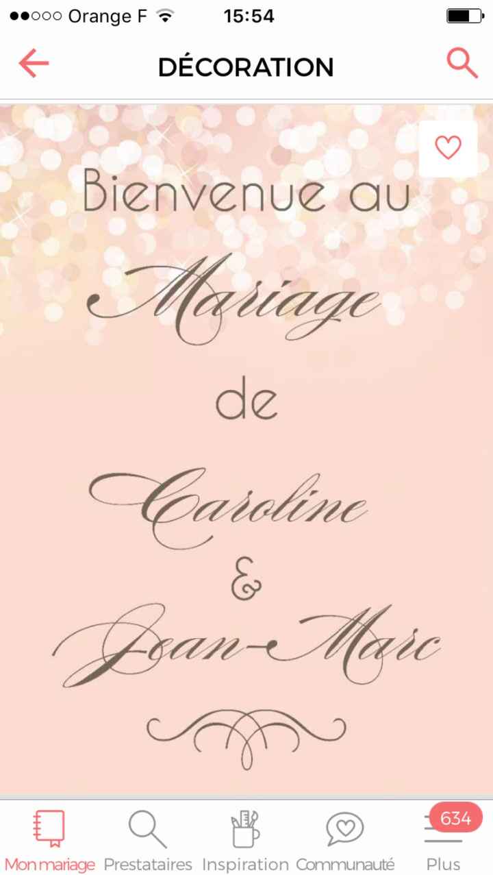 Vos panneau de bienvenue - 1