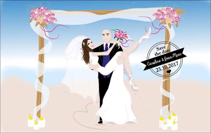 Illustration save the date, vos avis svp - 1
