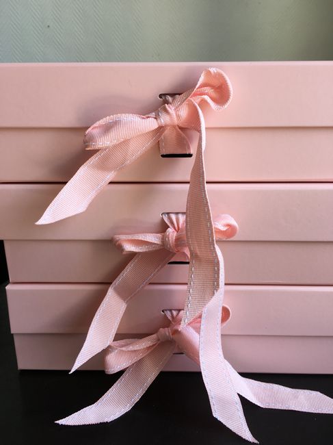 Mes jolies boîtes de demoiselles d'honneur arrivées , je les looooove !!! - 1