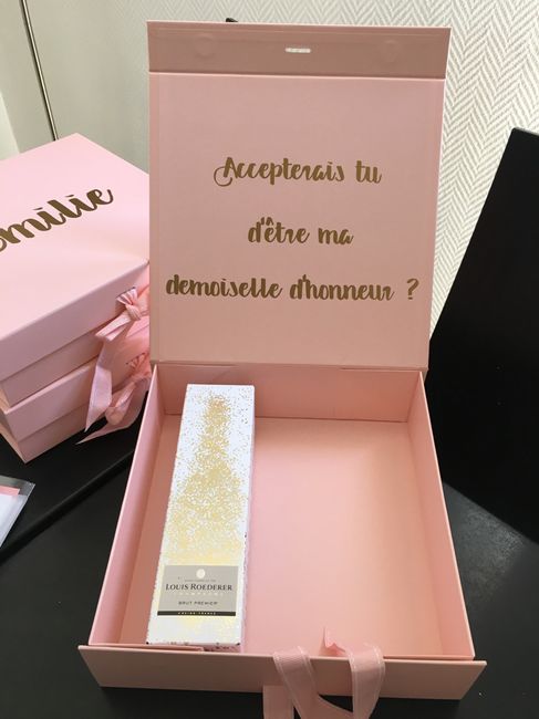 Mes jolies boîtes de demoiselles d'honneur arrivées , je les looooove !!! - 1