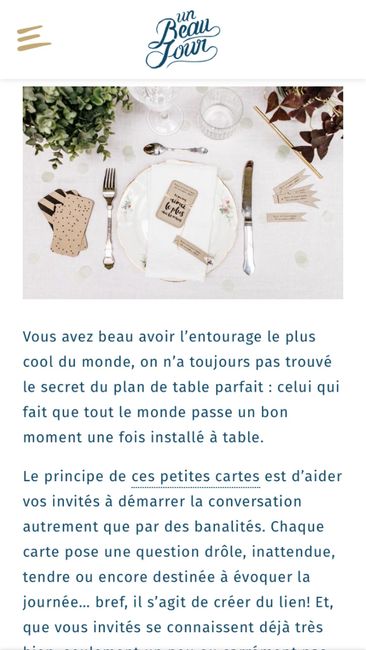 Décoration de ma table help ! - 1