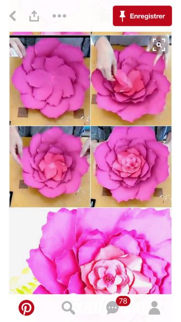 Inspiration fleurs géantes en papier 🌸🌺💕 - 1