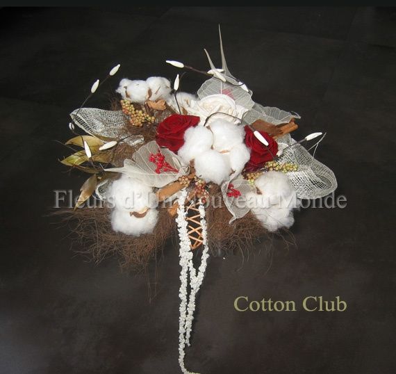 bouquet coton