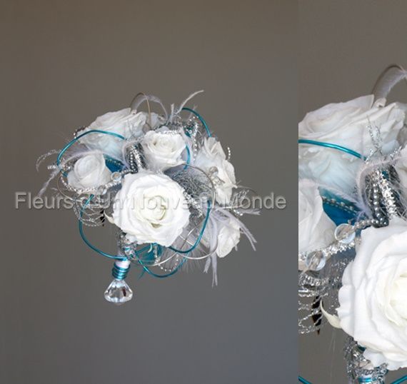 bouquet turquoise