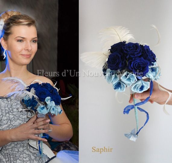 bouquet bleu