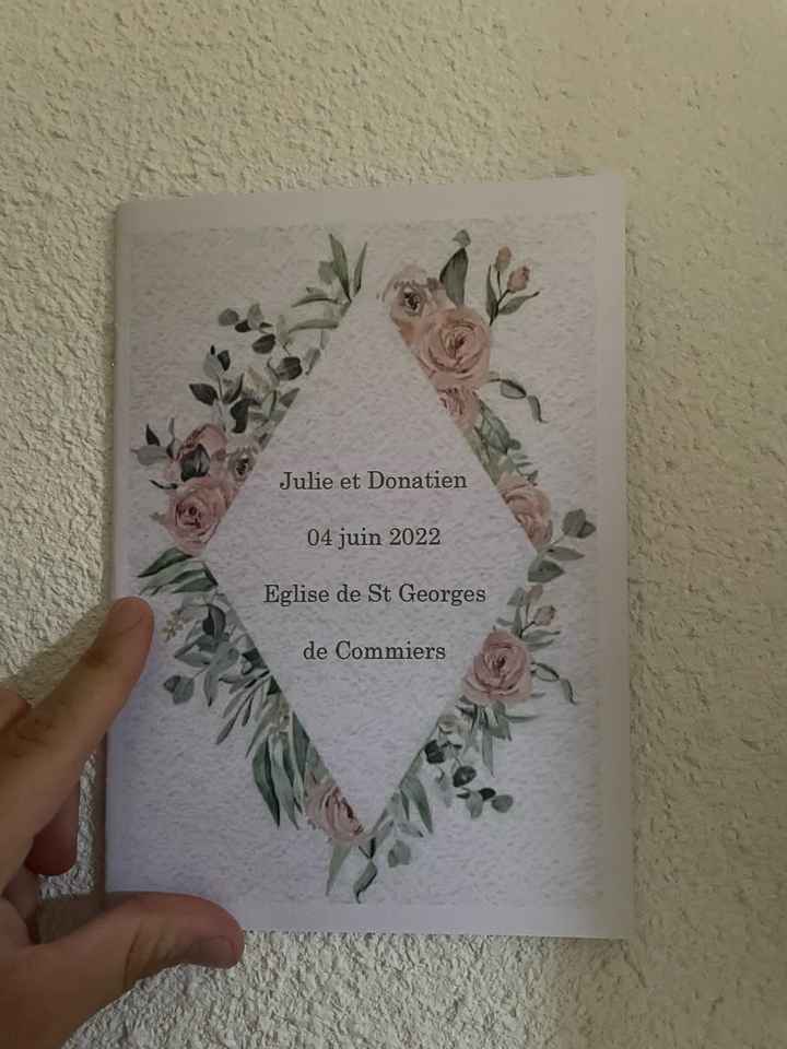 Livret de messe - 1