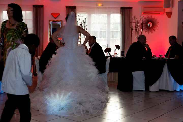 Table d'honneur et ma traine ^^
