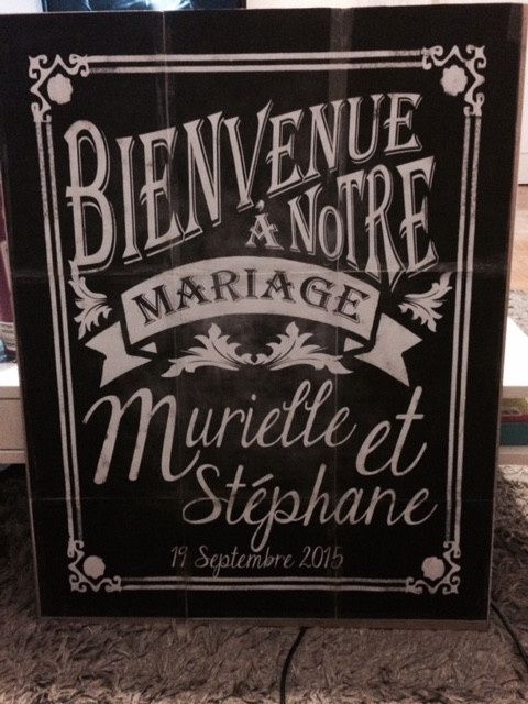 Notre tableau de bienvenue