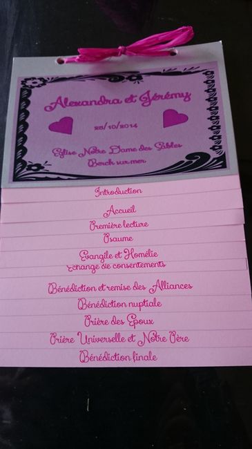 Aide pour livret de messe - 1
