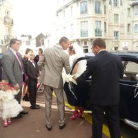 Arrivée à l'église