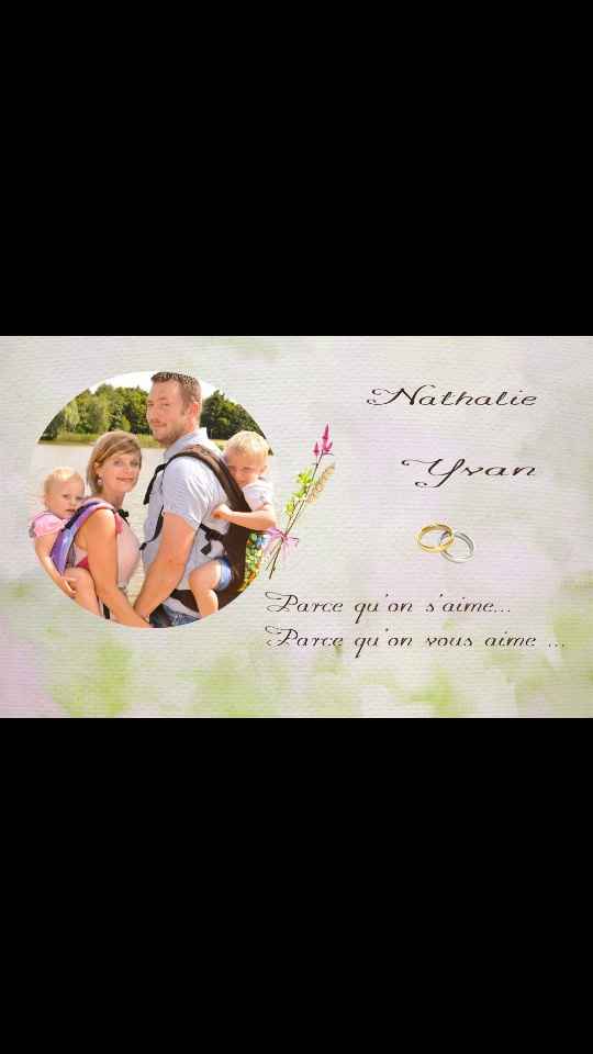 Faire parts qui commencent à être distribué - 1