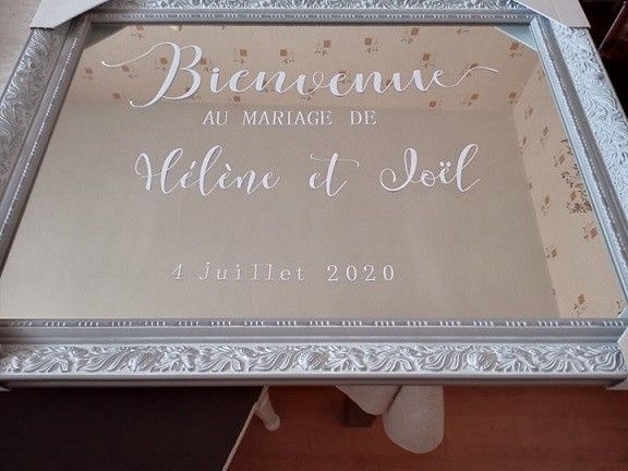 Panneau de bienvenue pour 6€ 6