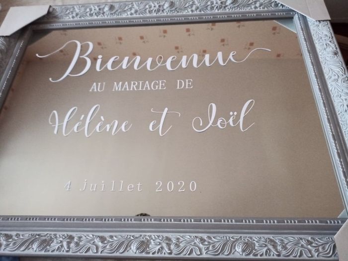 Panneau de bienvenue pour 6€ 5