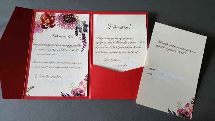 Faire part fait par nous ! Qu’en pensez vous ?? - 2