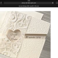 Faire part + enveloppe