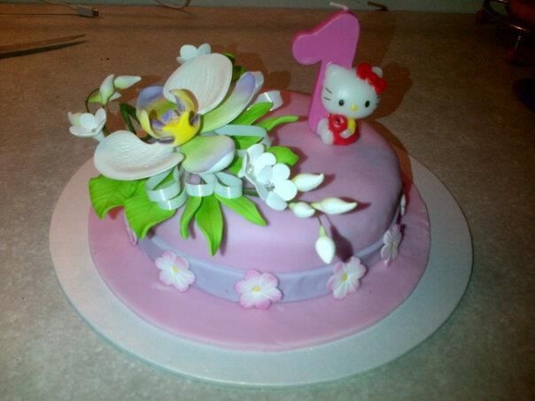 gâteau d'anniversaire de ma poupée.