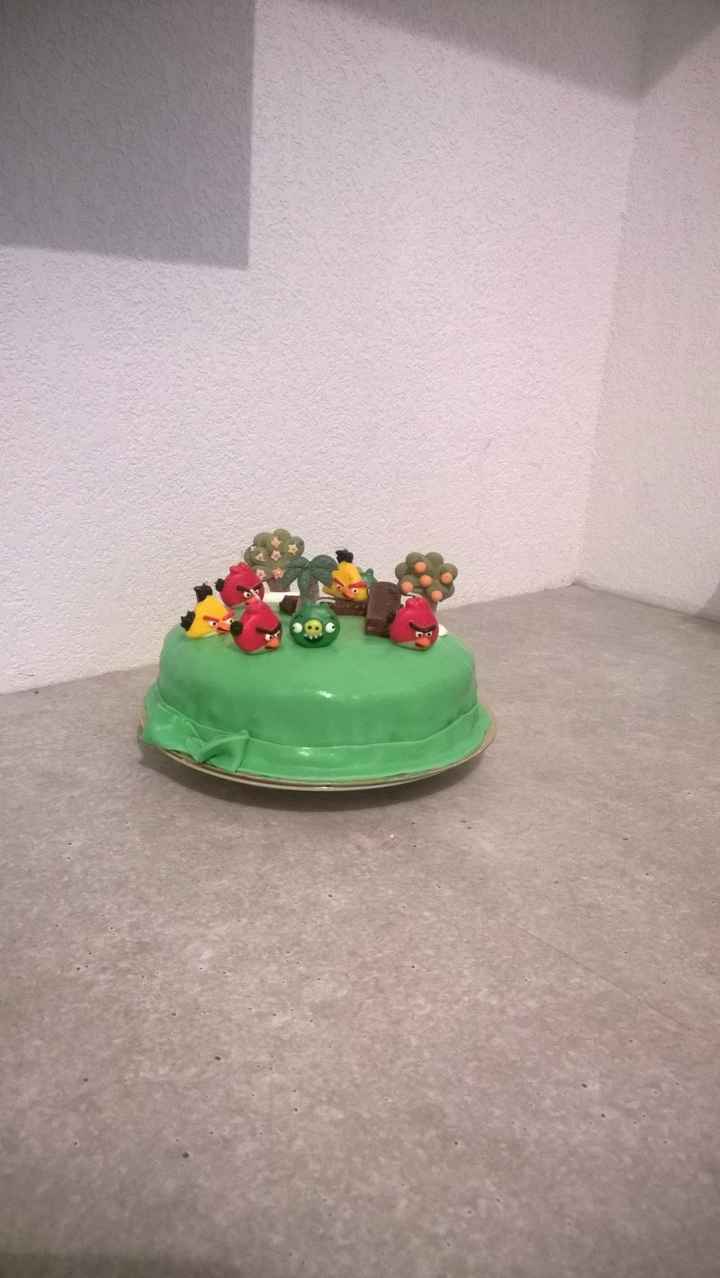 Le gâteau d'anniversaire de mon fiston!