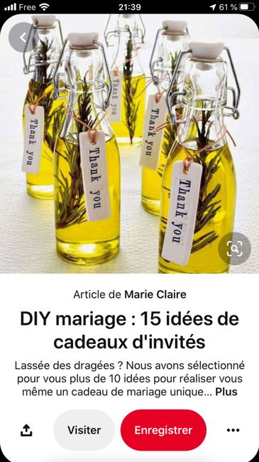 Cadeaux des invités - 1