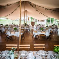 Avis mariage sous tente silhouette ou nomade avec parquet - 2