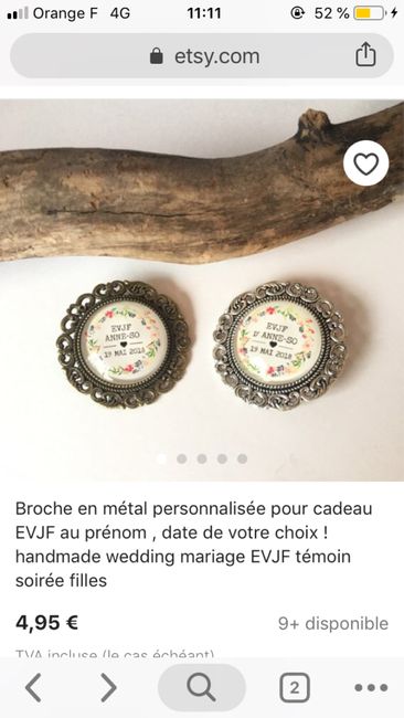 Badges témoins & demoiselles d’honneur 6
