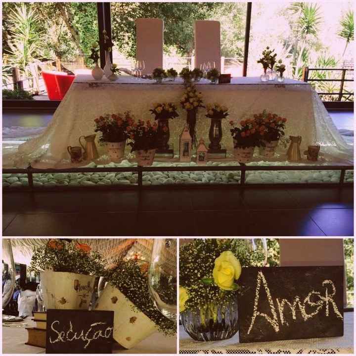 Table des mariés ( parents divorcés) - 1