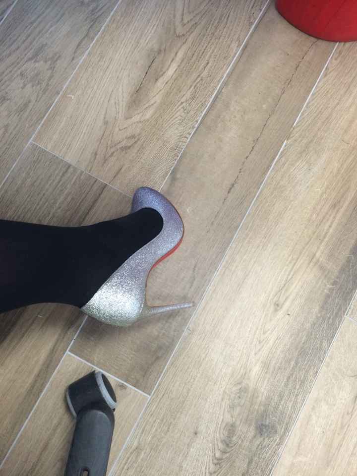 Avec mes chaussures au boulot pour m'habituer - 1