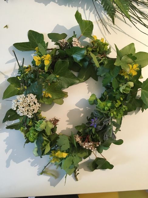 Diy fleurs tressés - 2