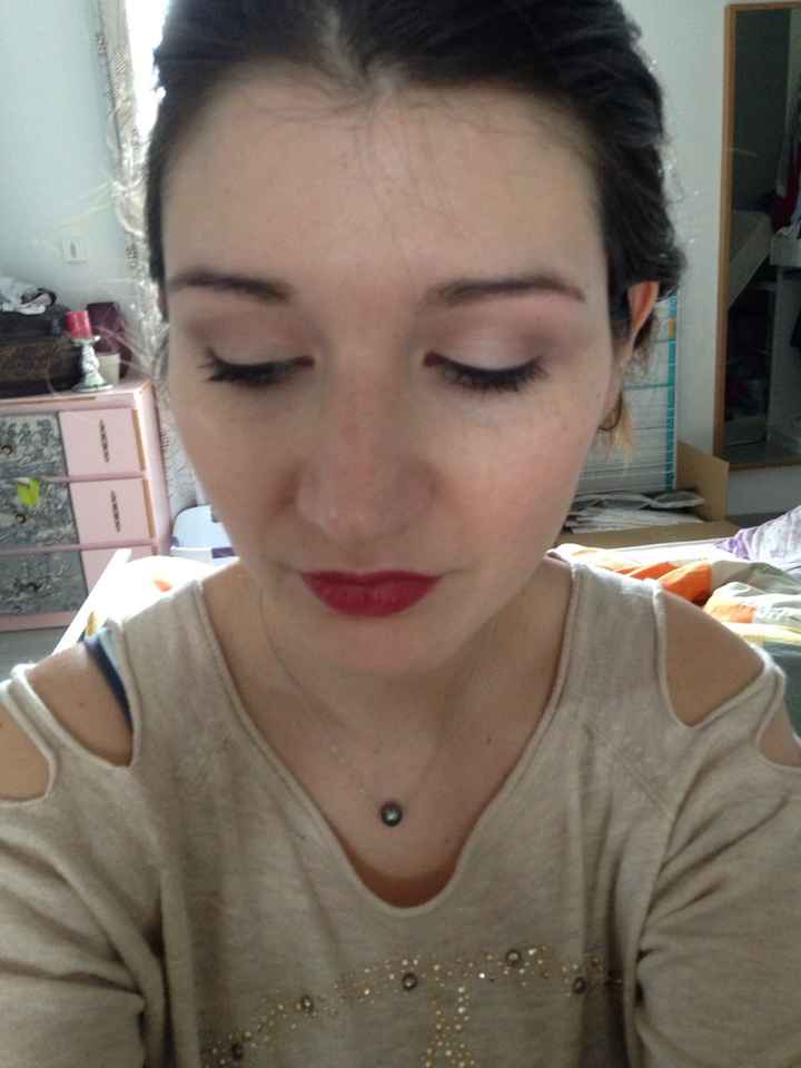 Essai maquillage par moi même - 1