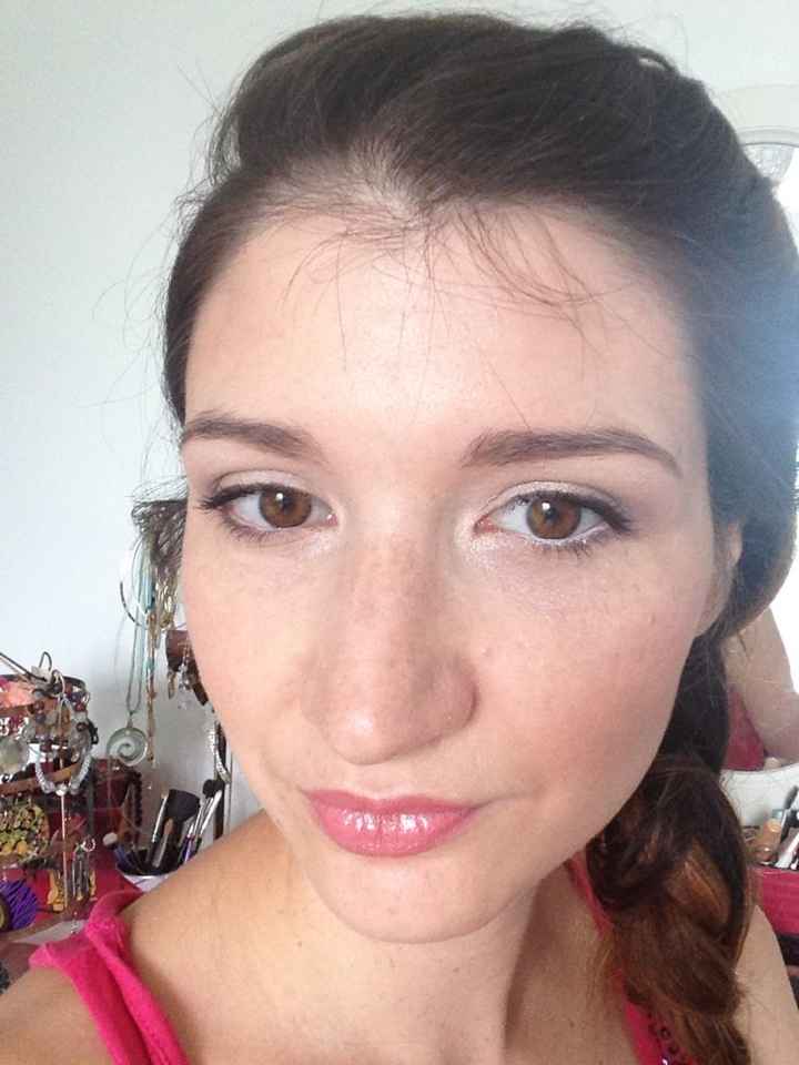 Essai maquillage par moi même - 1