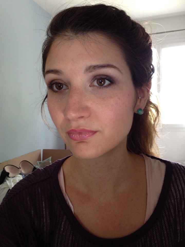 Essai maquillage par moi même - 2