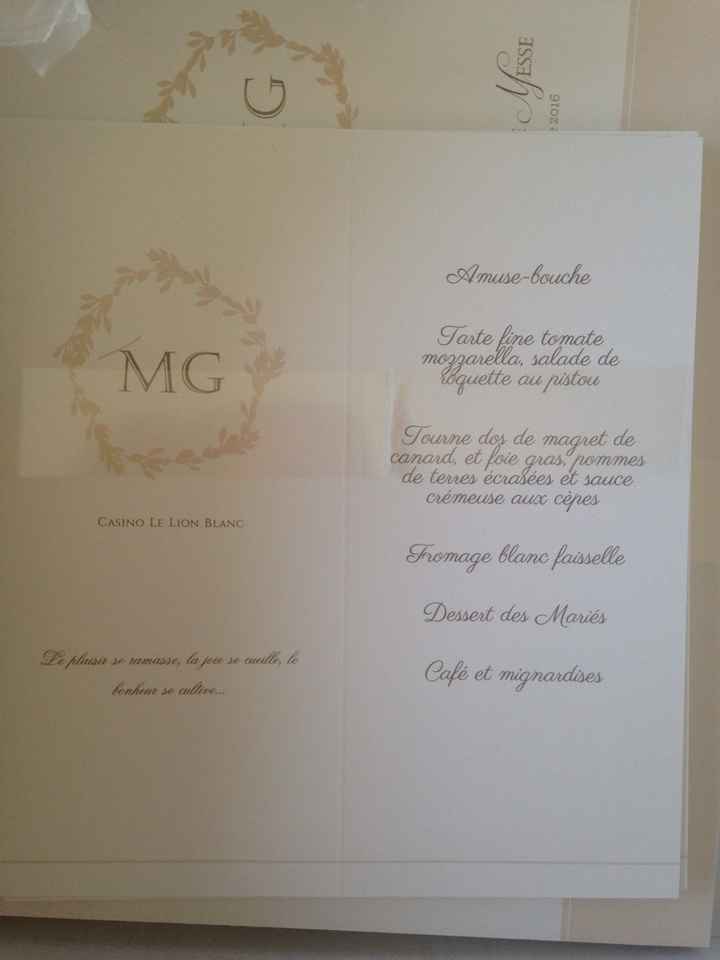 Mon menu - 2