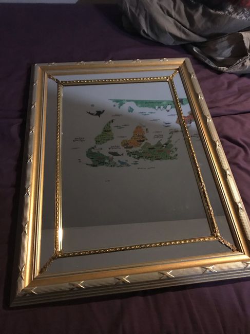 Panneau de bienvenue miroir - 1