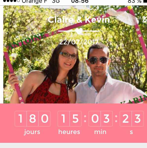 6 mois jours pour jour - 1