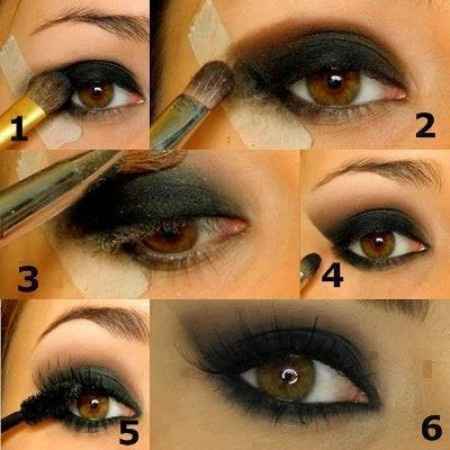 idee maquillage yeux marrons