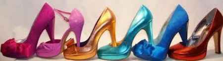 des chaussures en couleurs !